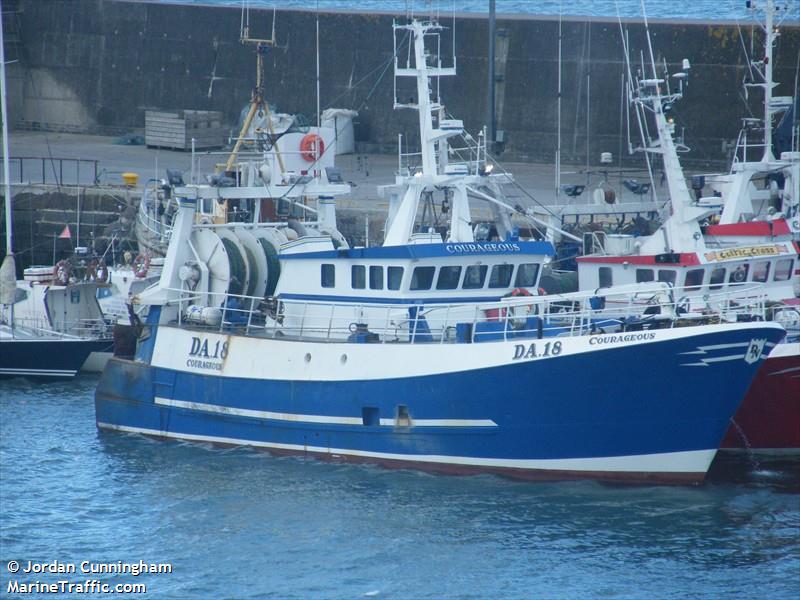 courageous (Fishing vessel) - IMO , MMSI 250001656, Call Sign EIGP4 under the flag of Ireland