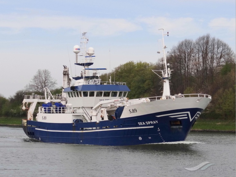 seaspray (Fishing Vessel) - IMO 9057630, MMSI 250036000, Call Sign EIMG under the flag of Ireland