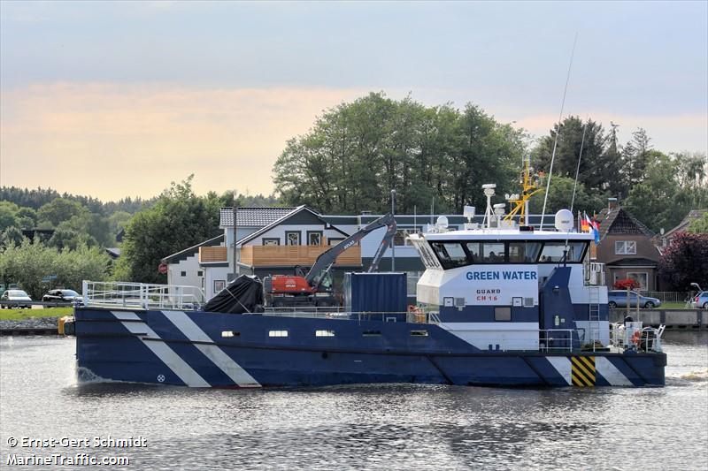 green water (Offshore Tug/Supply Ship) - IMO 9654543, MMSI 253667000, Call Sign LXWH under the flag of Luxembourg