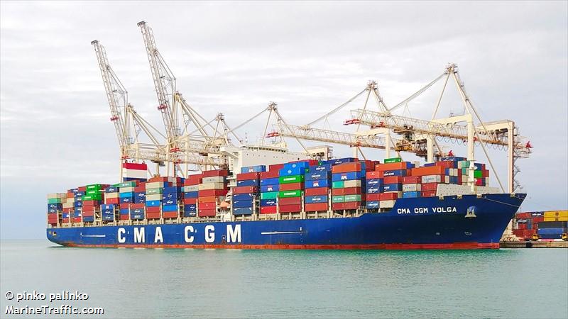 cma cgm volga (Container Ship) - IMO 9705081, MMSI 256169000, Call Sign 9HA3846 under the flag of Malta