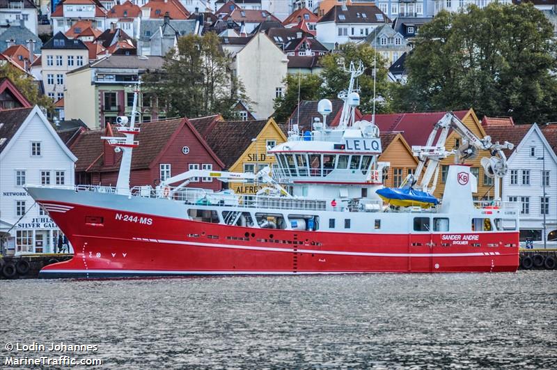 sander andre (Fishing vessel) - IMO , MMSI 257021970, Call Sign LELQ under the flag of Norway