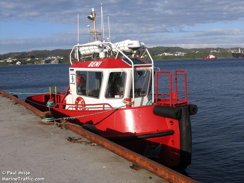 beni (Port tender) - IMO , MMSI 257055630, Call Sign LF6314 under the flag of Norway