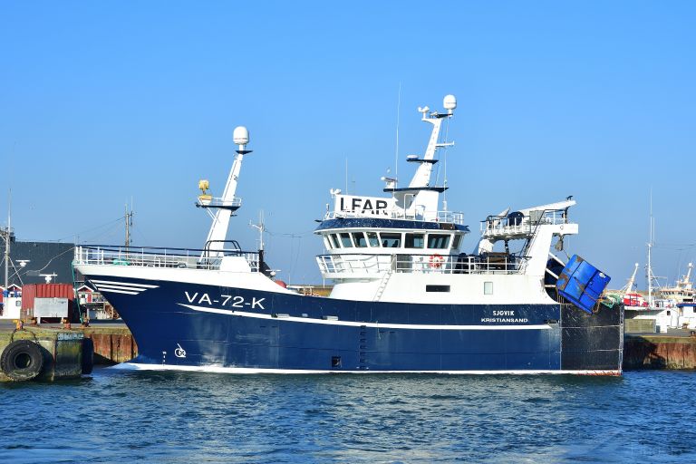 sjovik (Fishing Vessel) - IMO 9826782, MMSI 257058070, Call Sign LFAR under the flag of Norway