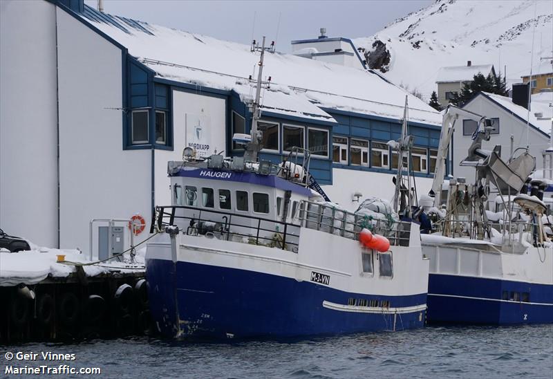 haugen (Fishing vessel) - IMO , MMSI 257176640, Call Sign LK8048 under the flag of Norway