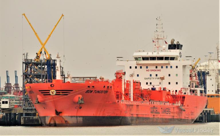 bow tungsten (Chemical/Oil Products Tanker) - IMO 9777400, MMSI 257290000, Call Sign LADI8 under the flag of Norway