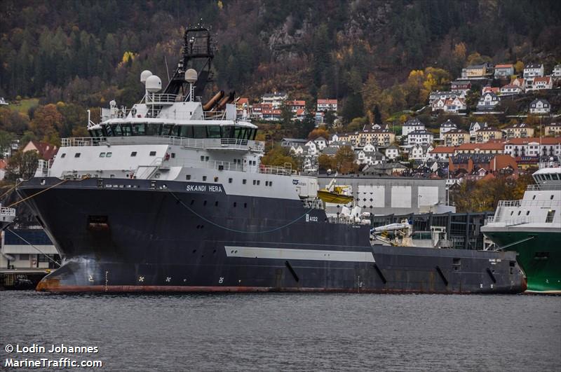 skandi hera (Offshore Tug/Supply Ship) - IMO 9424730, MMSI 257411000, Call Sign LAPT under the flag of Norway