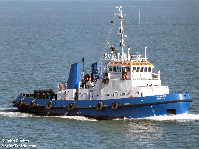 montevil (Tug) - IMO 7902348, MMSI 263602562, Call Sign CSYV8 under the flag of Portugal