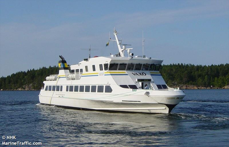 vaxo (Passenger ship) - IMO , MMSI 265520430, Call Sign SDWE under the flag of Sweden