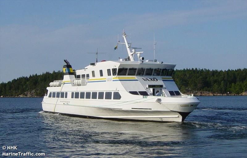 vaxo (Passenger Ship) - IMO , MMSI 265520430, Call Sign SDWE under the flag of Sweden