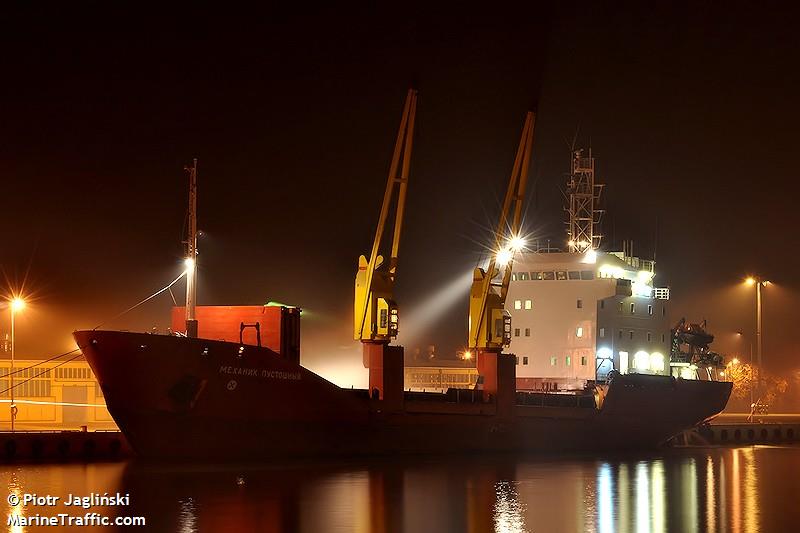 mekhanik pustoshnyy (General Cargo Ship) - IMO 8904422, MMSI 273114000, Call Sign UCBM under the flag of Russia