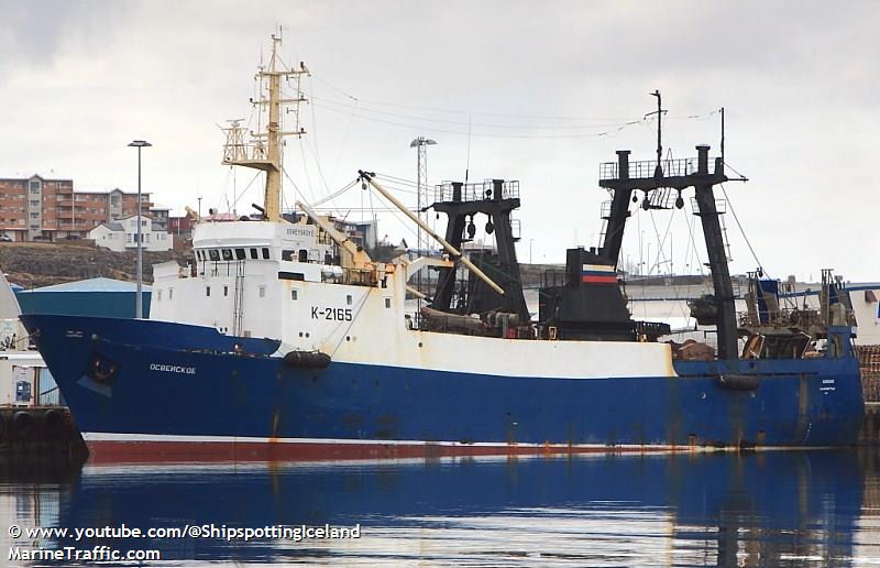 osveyskoye (Fishing Vessel) - IMO 8415574, MMSI 273212100, Call Sign UDXD under the flag of Russia