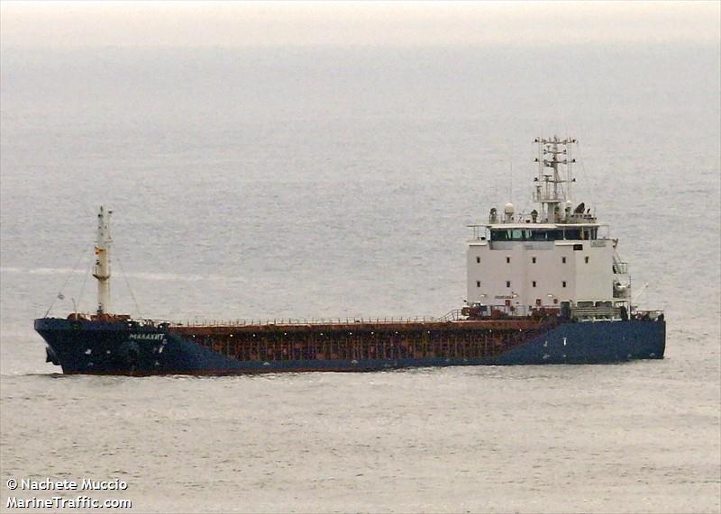malachite (General Cargo Ship) - IMO 9549645, MMSI 273333650, Call Sign UBDK2 under the flag of Russia