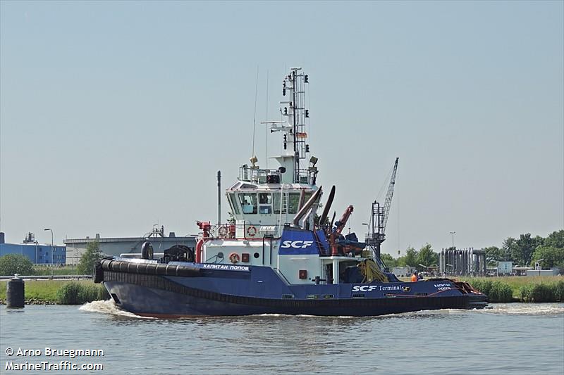 kapitan popov (Tug) - IMO 9429481, MMSI 273335530, Call Sign UFAQ under the flag of Russia