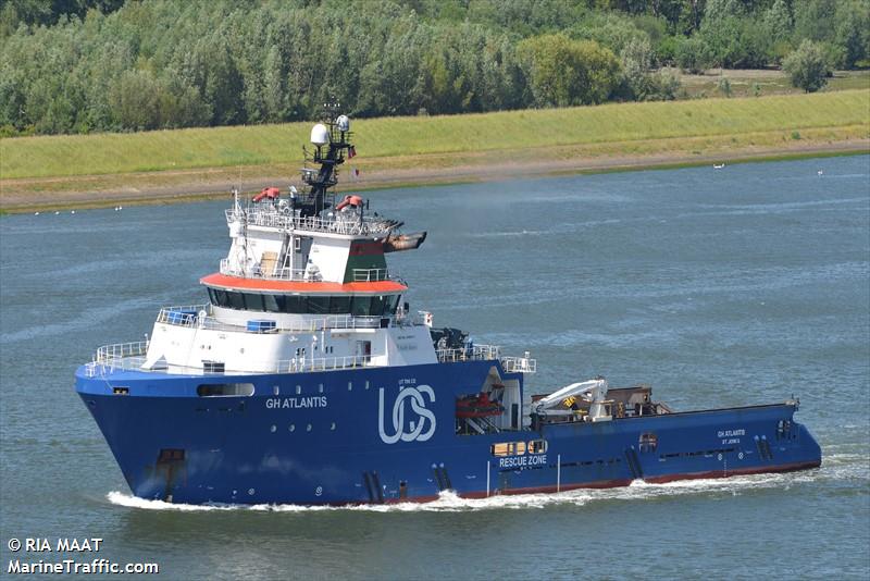 gh atlantis (Offshore Tug/Supply Ship) - IMO 9455117, MMSI 304280000, Call Sign V2QT5 under the flag of Antigua & Barbuda