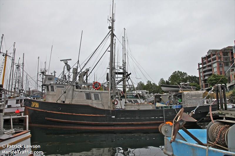 zapora (Fishing vessel) - IMO , MMSI 316001659 under the flag of Canada