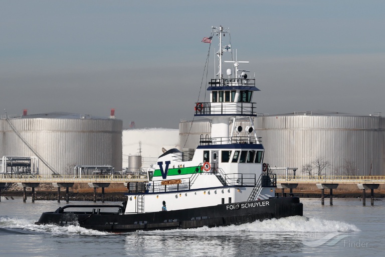 fort schuyler (Pusher Tug) - IMO 9781334, MMSI 338862000, Call Sign WDI2150 under the flag of USA