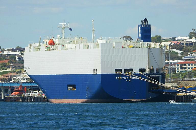 positive pioneer (Vehicles Carrier) - IMO 9304514, MMSI 352824000, Call Sign H3YB under the flag of Panama