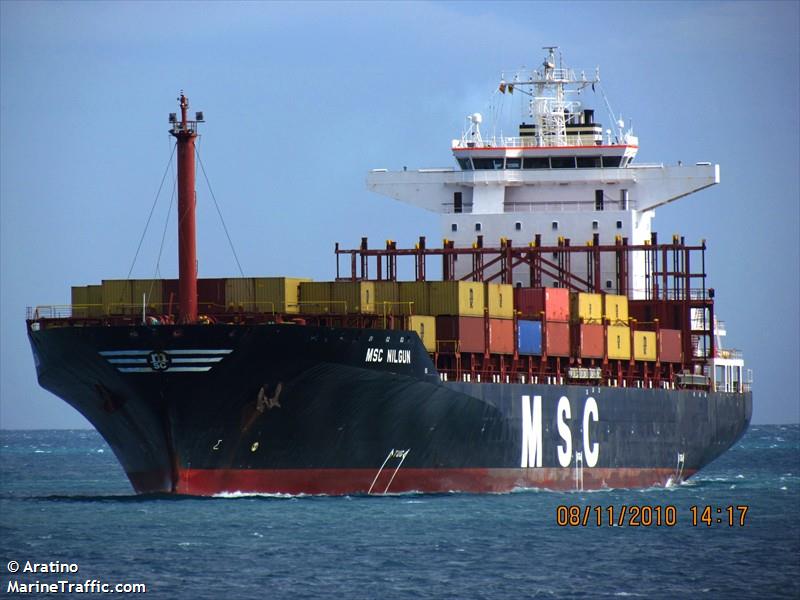 msc nilgun (Container Ship) - IMO 9051492, MMSI 357191000, Call Sign H8MU under the flag of Panama