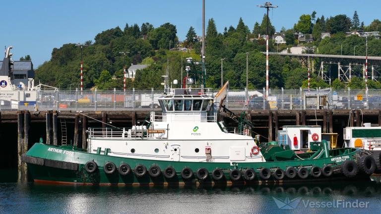 arthur foss (Tug) - IMO 8219011, MMSI 366979360, Call Sign WRB5693 under the flag of United States (USA)