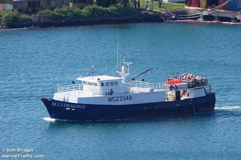 blue dragon ii (Fishing vessel) - IMO , MMSI 367396870, Call Sign WCZ2349 under the flag of United States (USA)