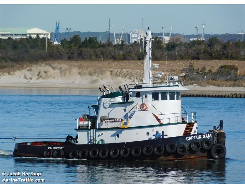 captain sam (Tug) - IMO 8984587, MMSI 367578830, Call Sign WDG8563 under the flag of United States (USA)