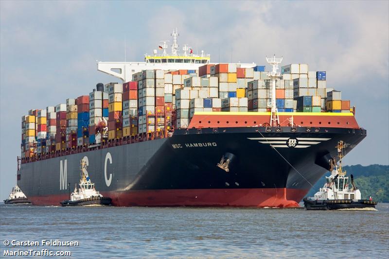 msc hamburg (Container Ship) - IMO 9647461, MMSI 374886000, Call Sign 3FYY8 under the flag of Panama