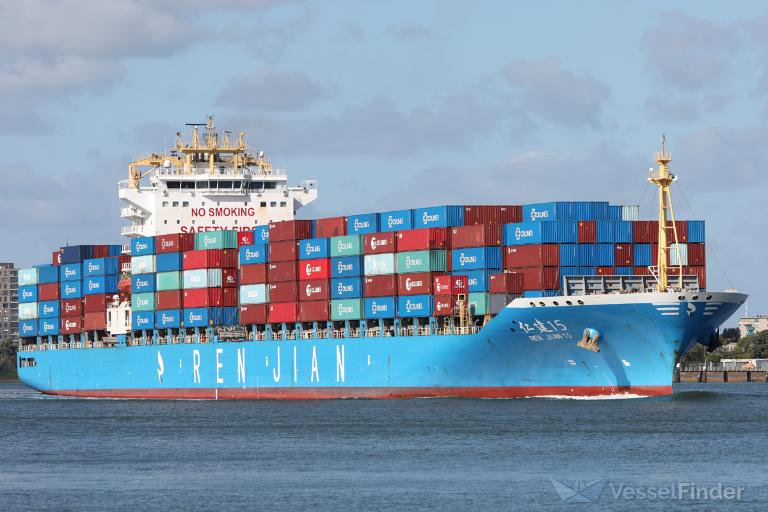 ren jian 15 (Container Ship) - IMO 9459278, MMSI 413526530, Call Sign BJWK under the flag of China