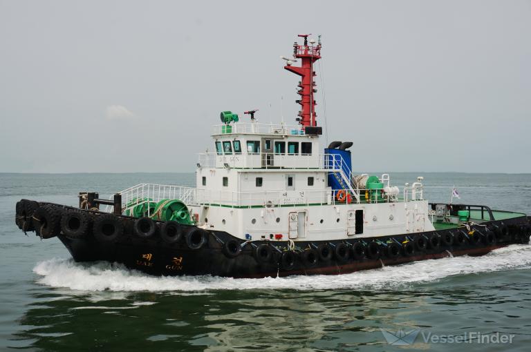 dae gun (Tug) - IMO 9549061, MMSI 440012000, Call Sign DSBK3 under the flag of Korea