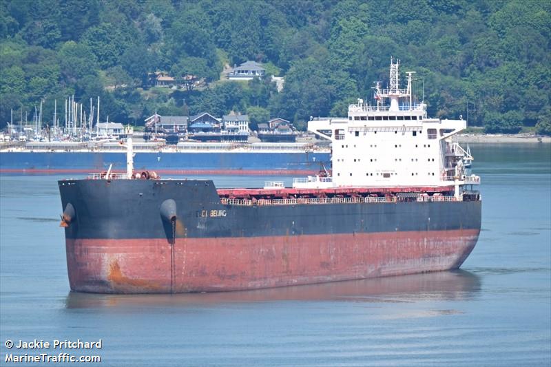 cl beijing (Bulk Carrier) - IMO 9649299, MMSI 477327500, Call Sign VRST9 under the flag of Hong Kong