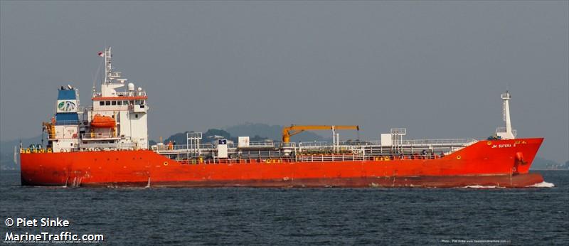 jm sutera 8 (Chemical/Oil Products Tanker) - IMO 9846990, MMSI 533131066, Call Sign 9M2055 under the flag of Malaysia