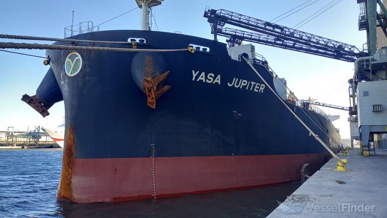 yasa jupiter (Bulk Carrier) - IMO 9848132, MMSI 538008172, Call Sign V7A2042 under the flag of Marshall Islands