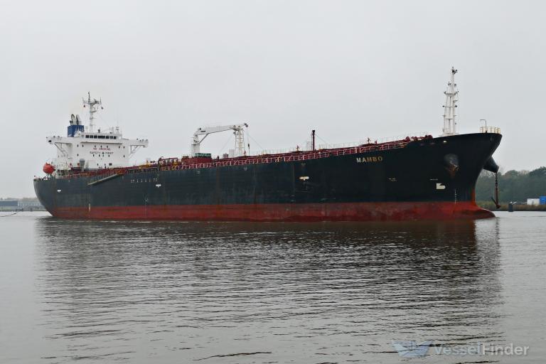 mambo (Oil Products Tanker) - IMO 9363467, MMSI 538008221, Call Sign V7A2101 under the flag of Marshall Islands
