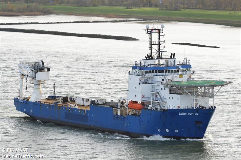 endeavour (Offshore Support Vessel) - IMO 9203306, MMSI 538009032, Call Sign V7A4221 under the flag of Marshall Islands