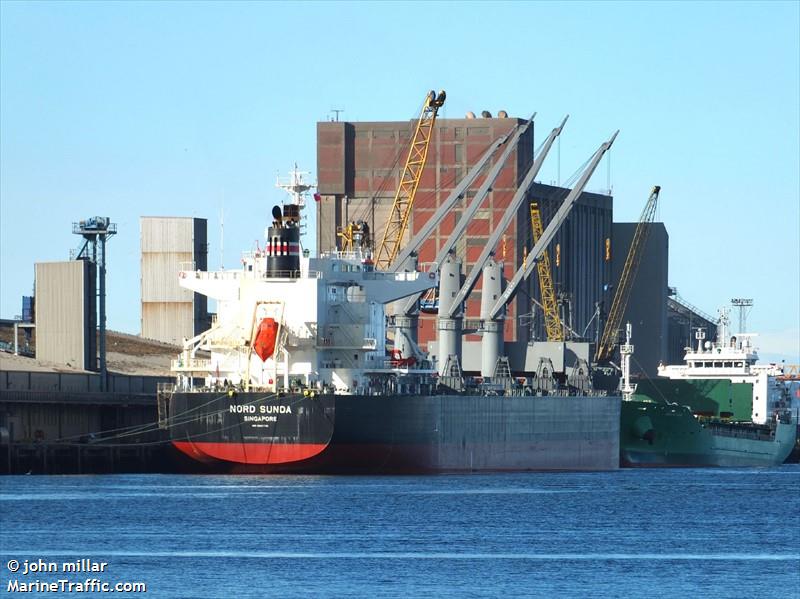 nord sunda (Bulk Carrier) - IMO 9860738, MMSI 563093300, Call Sign 9V6270 under the flag of Singapore