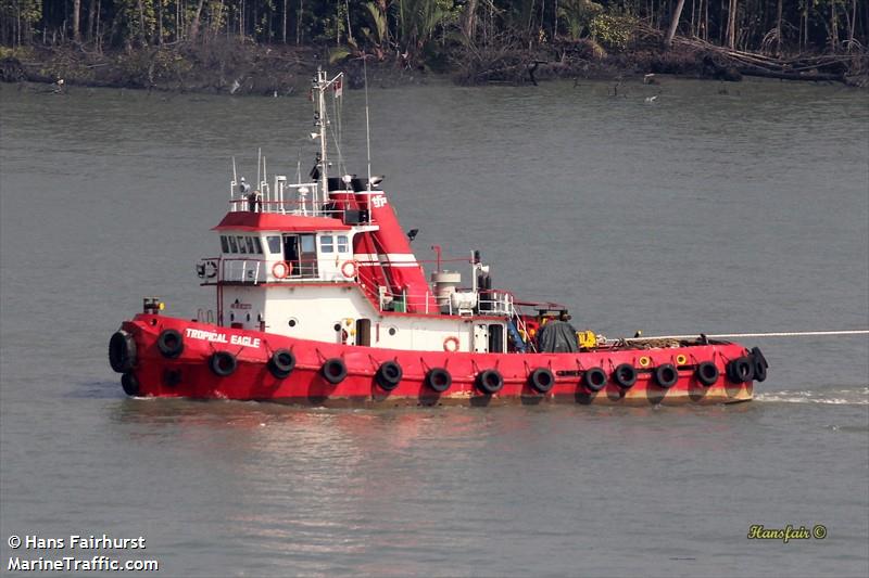 tropical eagle (Unknown) - IMO , MMSI 564801000 under the flag of Singapore