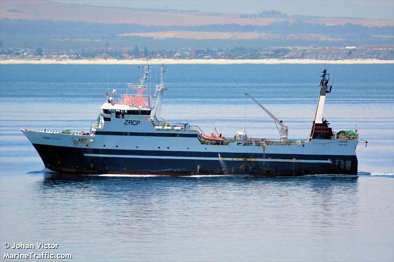 boronia (Fishing vessel) - IMO 8901547, MMSI 601572000, Call Sign ZRCP under the flag of South Africa