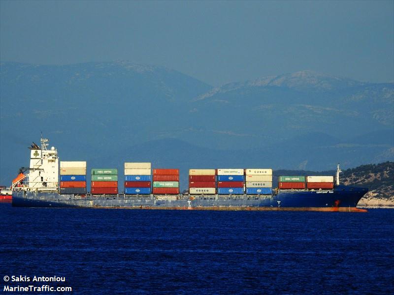 contship run (Container Ship) - IMO 9306237, MMSI 636019221, Call Sign  A8MM4 under the flag of Liberia