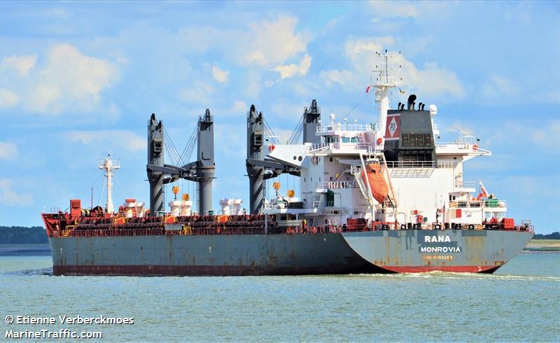 rana (Bulk Carrier) - IMO 9693290, MMSI 636019400, Call Sign D5UI5 under the flag of Liberia