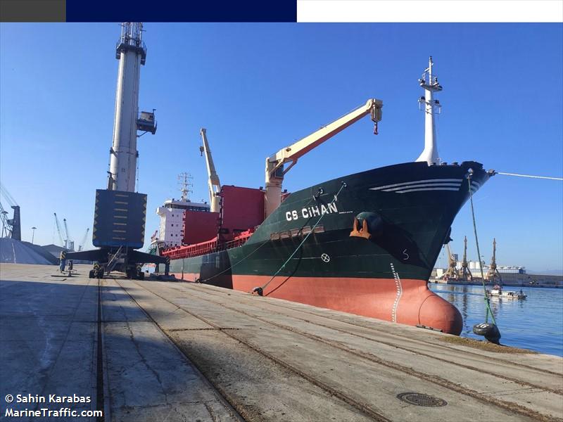 cs cihan (General Cargo Ship) - IMO 9045704, MMSI 636019612, Call Sign D5VH6 under the flag of Liberia