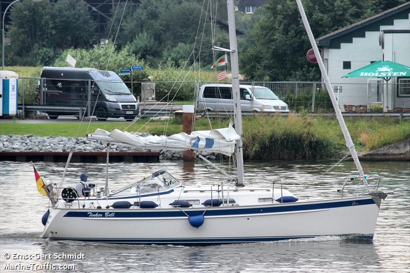 tinker bell (Sailing vessel) - IMO , MMSI 211222130, Call Sign DC5509 under the flag of Germany