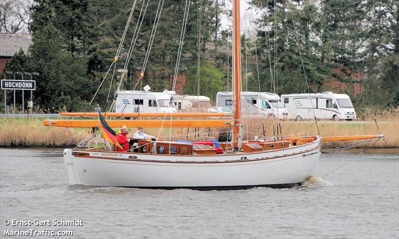gudrun iii (Pleasure craft) - IMO , MMSI 211498590, Call Sign DKIV under the flag of Germany