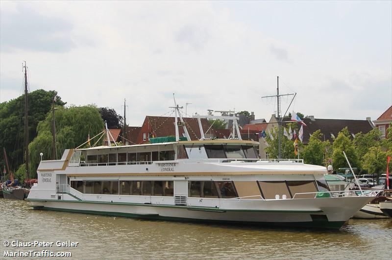 warsteiner admiral (Passenger ship) - IMO , MMSI 211516450, Call Sign DC3808 under the flag of Germany