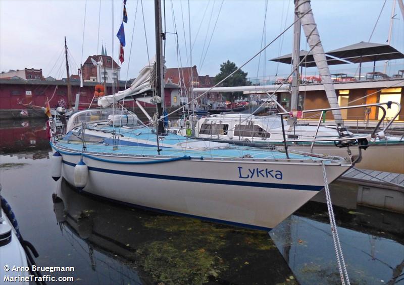 lykka (Sailing vessel) - IMO , MMSI 211673480, Call Sign DG8534 under the flag of Germany