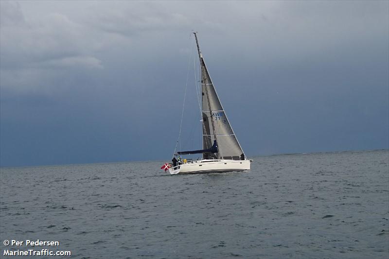 sallie of denmark (Sailing vessel) - IMO , MMSI 219027244, Call Sign XPH5900 under the flag of Denmark