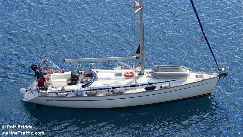 mia (Sailing vessel) - IMO , MMSI 224024760, Call Sign 193592 under the flag of Spain