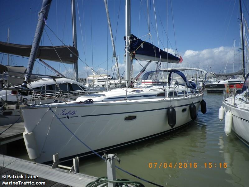 azia (Sailing vessel) - IMO , MMSI 227436840, Call Sign FAD8454 under the flag of France