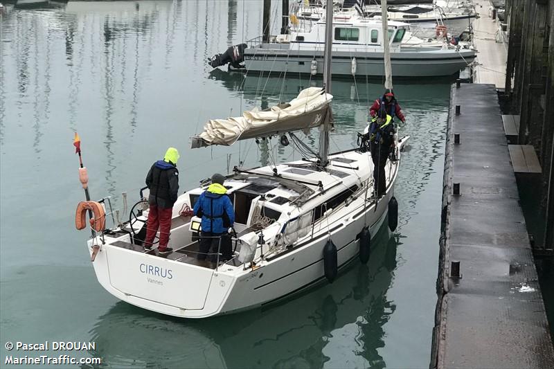 cirrus (Sailing vessel) - IMO , MMSI 227924460, Call Sign FAG2897 under the flag of France