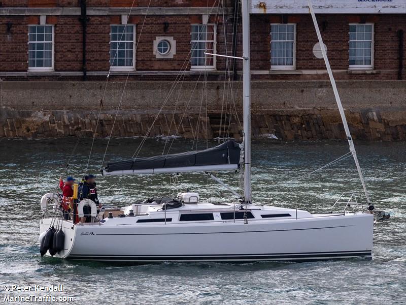 pure therapy (Sailing vessel) - IMO , MMSI 232006391, Call Sign MAPC6 under the flag of United Kingdom (UK)