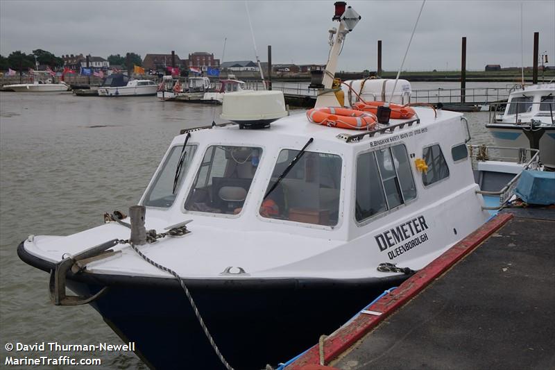 demeter (Fishing vessel) - IMO , MMSI 235082548, Call Sign MMDL9 under the flag of United Kingdom (UK)