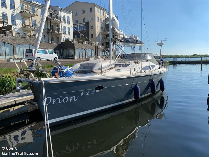 orion (Sailing vessel) - IMO , MMSI 244210988, Call Sign PD4387 under the flag of Netherlands